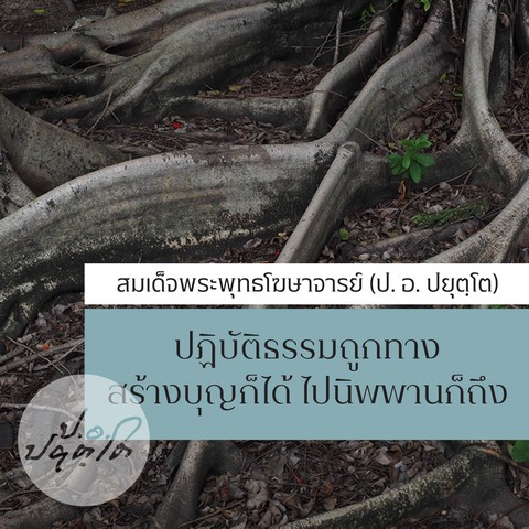 ปฏิบัติธรรมถูกทาง สร้างบุญก็ได้ ไปนิพพานก็ถึง