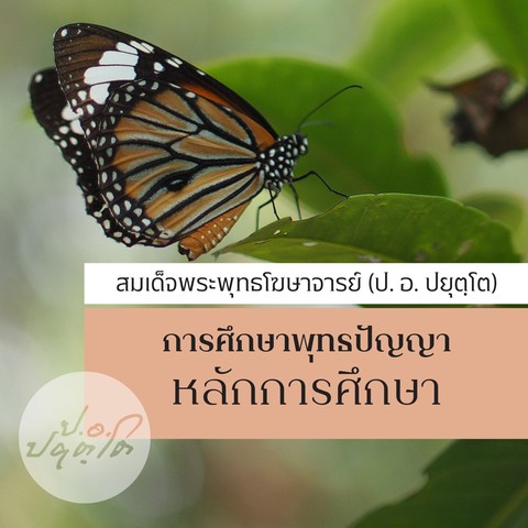 การศึกษาพุทธปัญญา ชุดที่ ๑ หลักการศึกษา