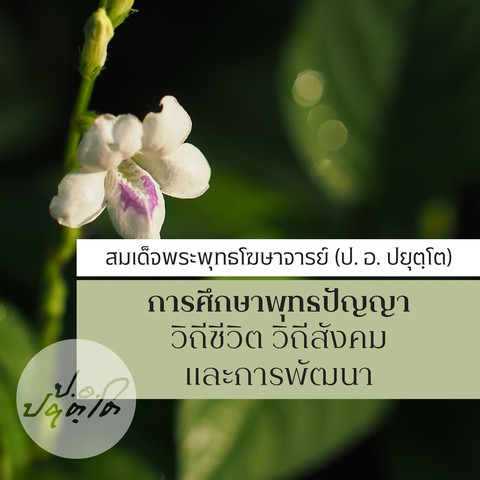 การศึกษาพุทธปัญญา ชุดที่ ๔ วิถีชีวิต วิถีสังคม และการพัฒนา