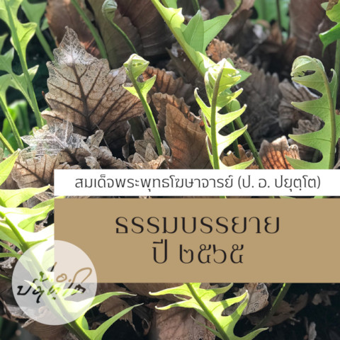 ธรรมบรรยาย ตั้งแต่ปี ๒๕๖๕ เป็นต้นมา